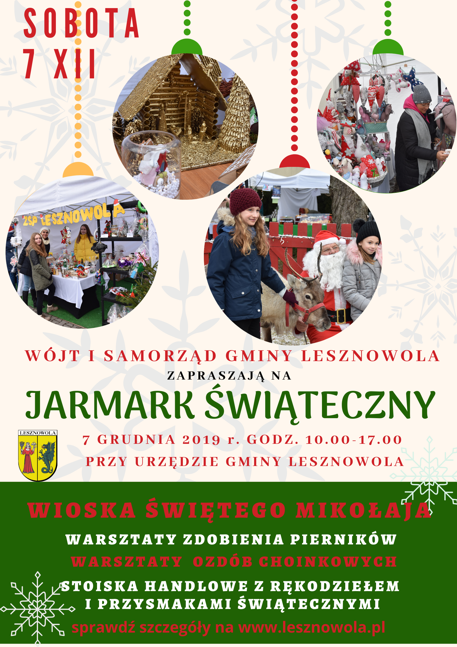 Jarmark Świąteczny 7 grudnia 2019r.