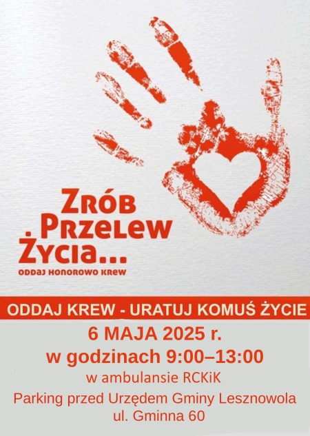 ZRÓB PRZELEW ŻYCIA